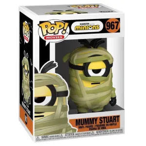 MINIONS FIGURA 9 CM MUMMY STUART POP! MOVIES FUNKO 967                     