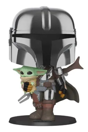 STAR WARS THE MANDALORIAN FIG 25CM MANDALORIAN CON THE CHILD (BABY YODA)   