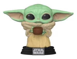 STAR WARS THE MANDALORIAN FIG 9CM POP THE CHILD CON TAZA                   