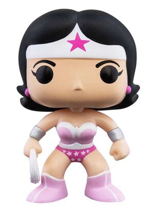 WONDER WOMAN FIG 9CM POP CONCIENCIA CONTRA EL CANCER DE MAMA               