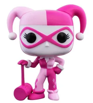 HARLEY QUINN FIG 9CM POP CONCIENCIA CONTRA EL CANCER DE MAMA               