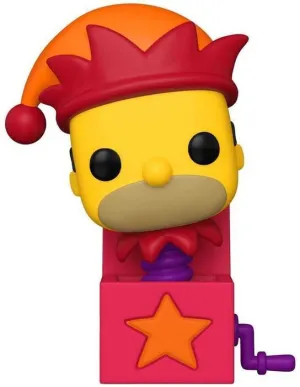 SIMPSON FIG 9CM POP HOMER JACK-IN-THE-BOX                                  
