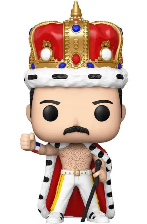 QUEEN POP! ROCKS VINYL FIGURA FREDDIE MERCURY KING 9 CM