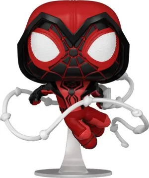 SPIDERMAN MILES MORALES POP! GAMES VINYL FIGURA MILES MORALES RED SUIT 9 CM