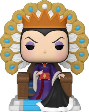 VILLANAS DISNEY POP! DELUXE VINYL FIGURA 15CM EVIL QUEEN EN TRONO