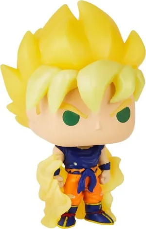 DRAGON BALL Z POP! ANIMATION VINYL FIGURA SS GOKU GLOW IN THE DARK 9CM