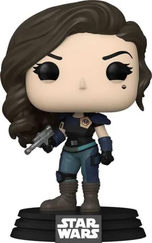 STAR WARS THE MANDALORIAN FIG 9CM POP CARA CON INSIGNIA                    