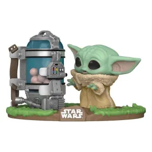 STAR WARS THE MANDALORIAN FIG 9CM POP BABY YODA CON CANASTA DE HUEVOS      