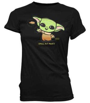 STAR WARS THE MANDALORIAN CAMISETA LOOSE TEE CUTE CHILD FORCE M            