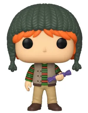 HARRY POTTER HOLIDAY FIG 9CM POP RON WEASLEY                               