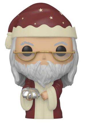 HARRY POTTER HOLIDAY FIG 9CM POP DUMBLEDORE                                