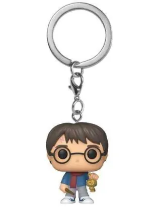 HARRY POTTER HOLIDAY LLAVERO 4CM POP HARRY                                 