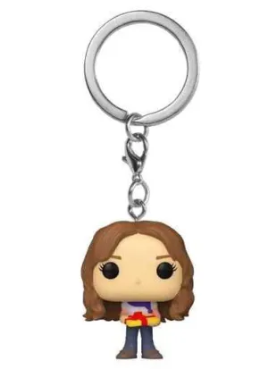 HARRY POTTER HOLIDAY LLAVERO 4CM POP HERMIONE                              