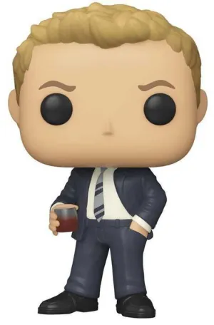 COMO CONOCI A VUESTRA MADRE FIG 9CM POP BARNEY EN TRAJE                    