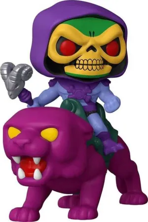 MASTERS OF THE UNIVERSE FIG 18CM POP SKELETOR EN PANTERA                   