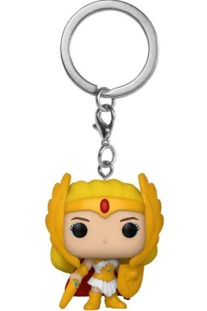 MASTERS OF THE UNIVERSE LLAVERO POCKET POP 4CM SHE-RA                      