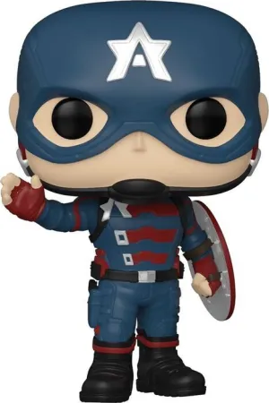 FALCON Y EL SOLDADO DE INVIERNO POP! MARVEL VINYL FIGURA CAPITAN AMERICA FLYING 9 CM