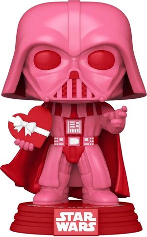 STAR WARS VALENTINES POP! STAR WARS VINYL FIGURA VADER W/HEART 9 CM