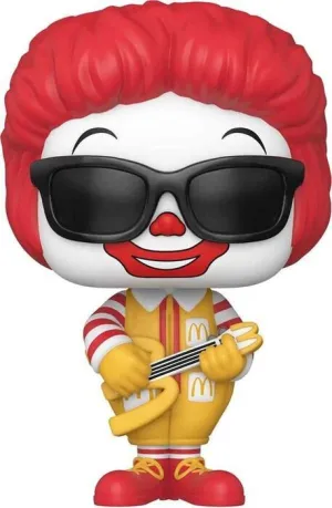 MCDONALD'S FIG 9CM POP ROCK OUT RONALD                                     