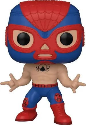 MARVEL LUCHA LIBRE FIGURA POP! VINYL SPIDERMAN 9 CM