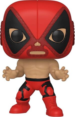 MARVEL LUCHA LIBRE FIGURA POP! VINYL DEADPOOL 9 CM