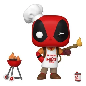 DEADPOOL 30TH ANNIVERSARY FIGURA POP! VINYL BACKYARD GRILLER DEADPOOL 9 CM
