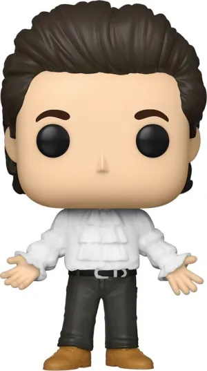 SEINFELD POP! TV VINYL FIGURA JERRY CON CAMISA ABULLONADA 9 CM