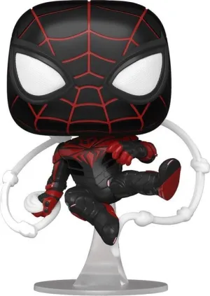 SPIDERMAN MILES MORALES POP! GAMES VINYL FIGURA MILES MORALES AT SUIT 9 CM