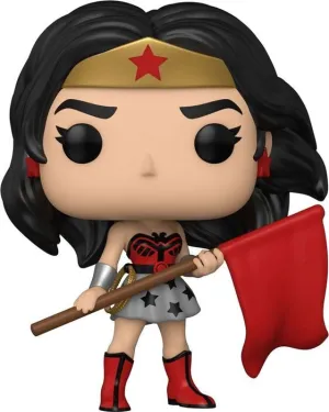 WONDER WOMAN FIGURA POP! HEROES VINYL WW 80TH - WW (SUPERMAN: RED SON) 9 CM