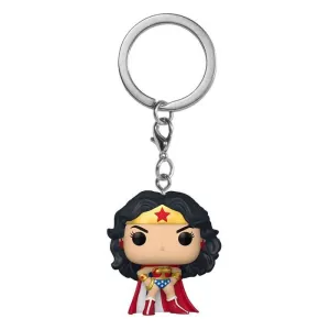 DC COMICS LLAVERO POCKET POP! VINYL WONDER WOMAN 80TH ANNIVERSARY 4 CM