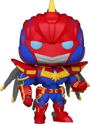 MARVEL MECH FIGURA POP! VINYL CAPITANA MARVEL 9 CM