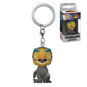 JURASSIC WORLD 3 LLAVERO POCKET POP! VINYL THERIZINOSAURUS 4 CM