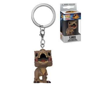 JURASSIC WORLD 3 LLAVERO POCKET POP! VINYL T-REX 4 CM