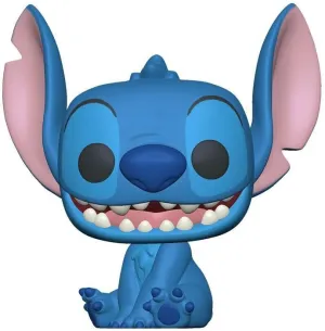 LILO & STITCH POP! DISNEY VINYL FIGURA SMILING SEATED STITCH 9 CM