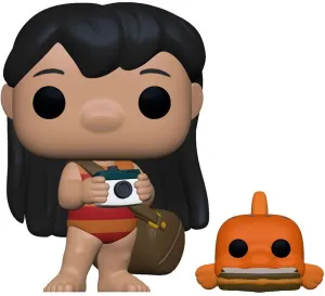 LILO & STITCH FIGURA POP! & BUDDY VINYL LILO  CON PUDGE 9 CM