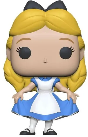 ALICIA EN EL PAÍS DE LAS MARAVILLAS 70TH POP! DISNEY VINYL FIGURA ALICE CURTSYING 9 CM