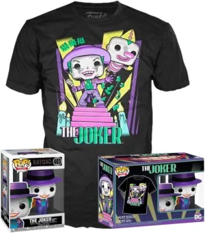 BATMAN 89 MINIFIGURA + CAMISETA JOKER WITH SPEAKER S DC COMICS POP! TEE