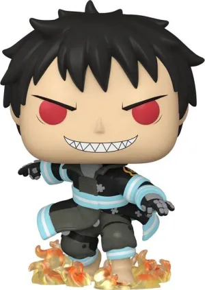 FIRE FORCE FIGURA POP! ANIMATION VINYL SHINRA CON FUEGO 9 CM