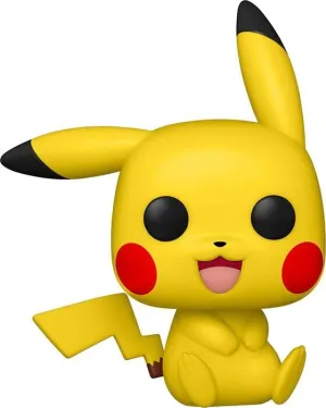 POKEMON POP! GAMES VINYL FIGURA PIKACHU SENTADO 9 CM