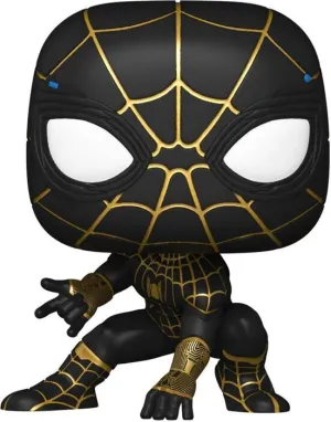 SPIDERMAN NO WAY HOME POP! VINYL FIGURA SPIDER-MAN (BLACK & GOLD SUIT) 9 CM