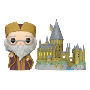 HARRY POTTER POP! TOWN VINYL FIGURA DUMBLEDORE CON HOGWARTS 9 CM