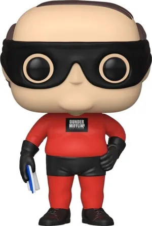THE OFFICE US POP! TV VINYL FIGURA KEVIN COMO SUPER HEROE DUNDER MIFFLIN 9 CM