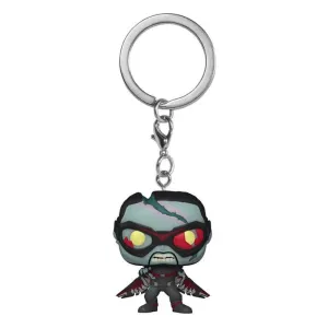 ¿QUÉ PASARÍA SI...? LLAVERO POCKET POP! VINYL ZOMBIE FALCON 4 CM