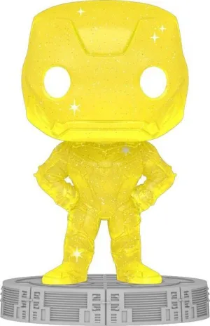 INFINITY SAGA FIGURA POP! ARTIST SERIES VINYL IRON MAN (AMARILLO) 9 CM