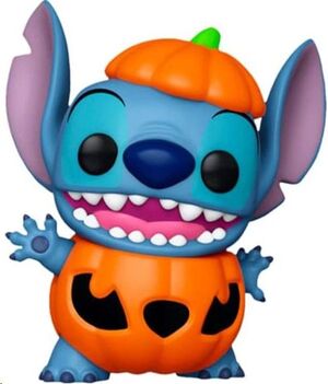 LILO & STITCH FIGURA POP! VINYL STITCH CALABAZA 9 CM