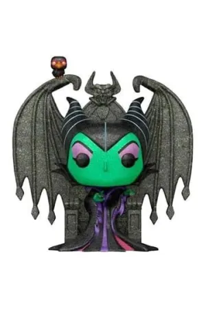 DISNEY POP! DELUXE VILLAINS VINYL FIGURA MALEFICENT ON THRONE (DGLT) 9 CM