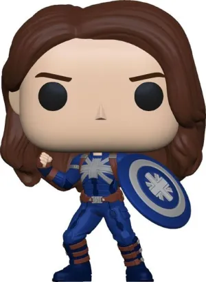 ¿QUÉ PASARÍA SI...? POP! ANIMATION VINYL FIGURA CAPITANA CARTER (SIGILO) 9 CM
