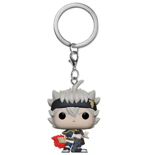 BLACK CLOVER LLAVERO POCKET POP! VINYL ASTA 4 CM