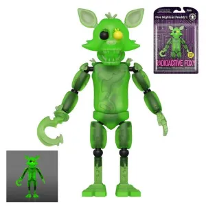 FIVE NIGHTS AT FREDDY'S FIGURA FOXY RADIOACTIVO (BRILLA EN LA OSCURIDAD) 13 CM