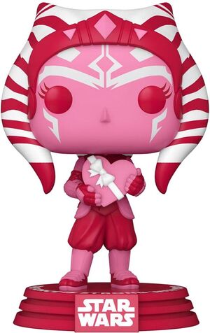 STAR WARS SAN VALENTIN POP! STAR WARS VINYL FIGURA AHSOKA 9 CM